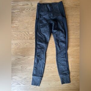 Athleta Dark Heather Gray Performance Leggings